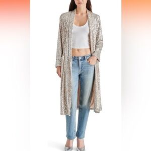 Steve Madden Sequin Duster Size Medium